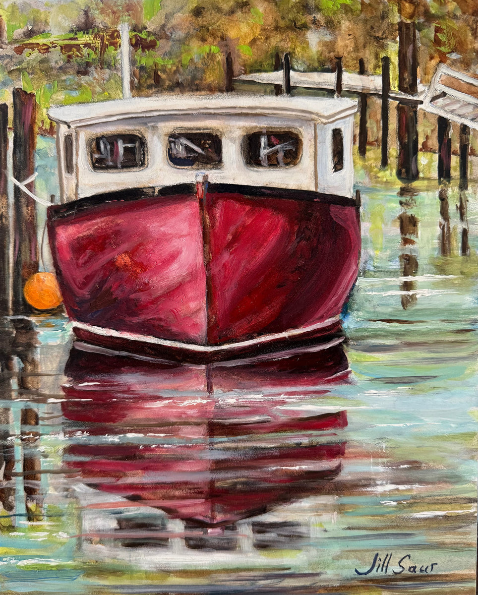 Safe Harbour 10x8 Oil – Jill Saur Fine Art